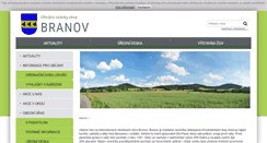 Desktop Screenshot of branov.cz